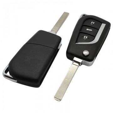 Toyota 3-knops klapsleutel - sleutelbaard recht Image