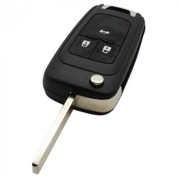 Chevrolet 3-knops klapsleutel - sleutelbaard recht (model 2)