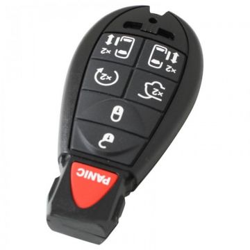 Chrysler 6-knops smart key behuizing met paniek knop