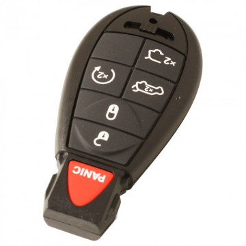 Chrysler 5-knops smart key behuizing met paniek knop