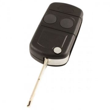 Land Rover 2-knops klapsleutel - sleutelbaard punt met inkeping zijkant
