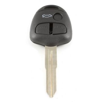 Mitsubishi 3-knops sleutelbehuizing - sleutelbaard punt met inkeping rechts