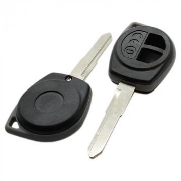 Nissan 2-knops sleutelbehuizing - sleutelbaard punt inkeping rechts (model 3) Image
