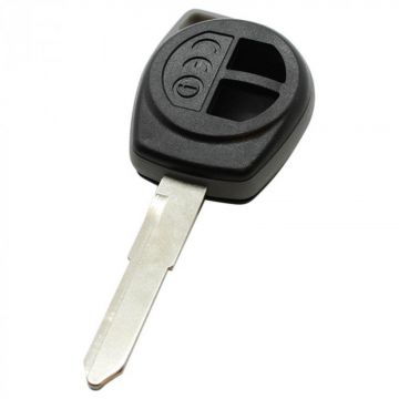 Suzuki 2-knops sleutelbehuizing - sleutelbaard punt inkeping rechts (model 2) o.a. geschikt voor Suzuki Alto