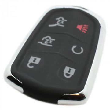 Cadillac 5-knops smart key behuizing met paniek knop