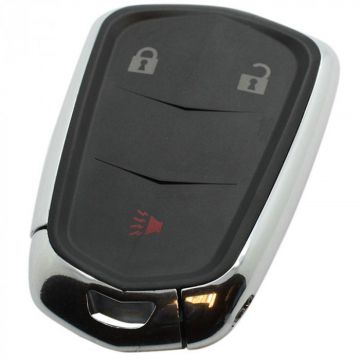 Cadillac 2-knops smart key behuizing met paniek knop