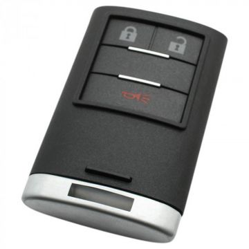 Cadillac 2-knops smart key behuizing met paniek knop (model 2)