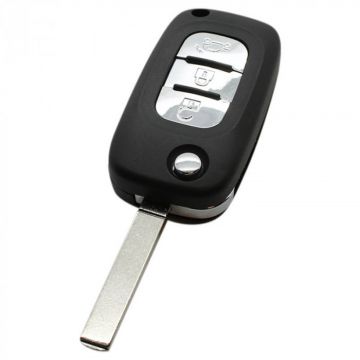 Mercedes 3-knops klapsleutel - sleutelbaard recht