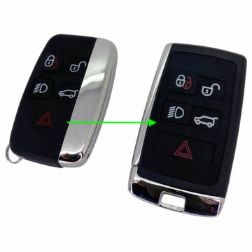 Land Rover 5-knops smart key sleutelbehuizing (model 3)