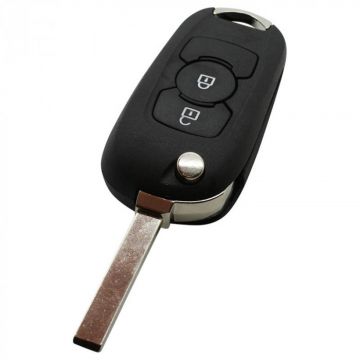 Opel 2-knops klapsleutel - sleutelbaard recht (model 3)