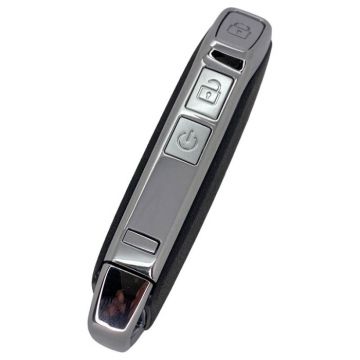 Kia 3-knops Smart Key Behuizing - sleutelbaard recht - batterijhouder type 1