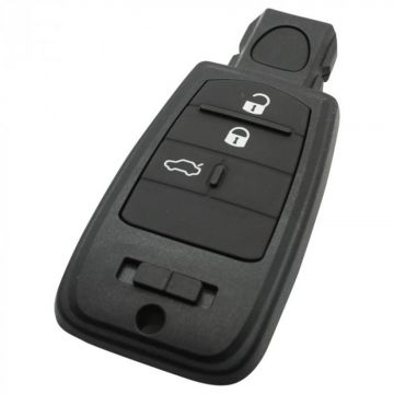 Fiat 3-knops Smart Key Behuizing met elektronica 433MHZ