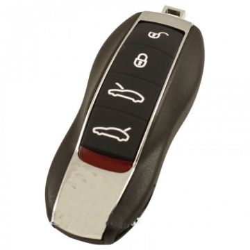 Porsche 4-knops smart key met paniek knop met elektronica 434MHZ - PCF7953 transponder