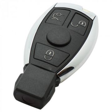 Mercedes 3-knops Smart Key Behuizing met elektronica 315MHZ - 433MHZ