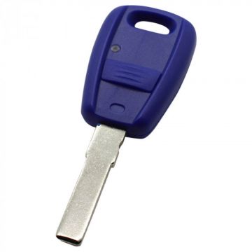 Fiat 1-knops sleutelbehuizing paars - sleutelbaard recht met elektronica 434MHZ - geschikt voor Fiat Punto en Fiat Doblo