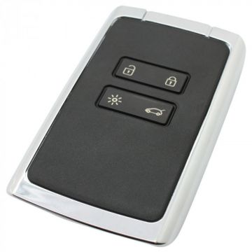Renault 4-knops smartcard met elektronica 433MHZ - PCF7953M transponder - geschikt Renault Megane, Espace en Talisman