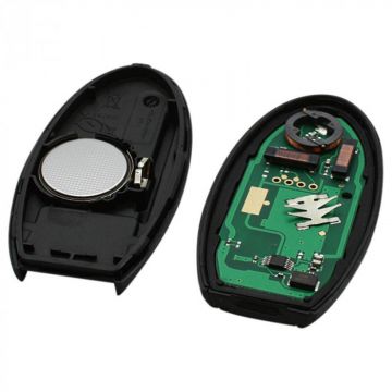 Nissan 2-knops Smart Key Behuizing met elektronica 434MHZ - ID46 transponder Image