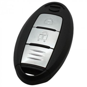 Nissan 2-knops Smart Key Behuizing met elektronica 434MHZ - ID46 transponder