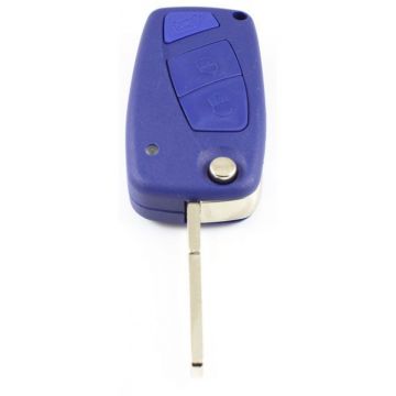 Fiat 3-knops klapsleutel - sleutelbaard recht met elektronica 433MHZ - PCF7941A - HITAG 2 - ID46 - Fiat Panda (2003-2012)