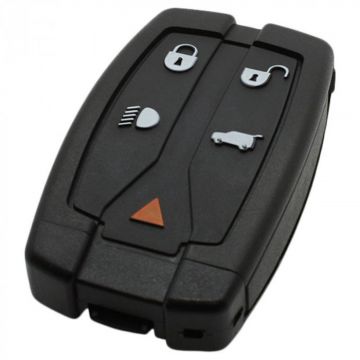 Land Rover 4-knops smart key met paniek knop met elektronica 434MHZ - PCF7945 transponder