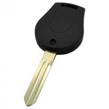 Nissan 2-knops sleutelbehuizing - sleutelbaard punt met elektronica 433MHZ - ID46 transponder Image