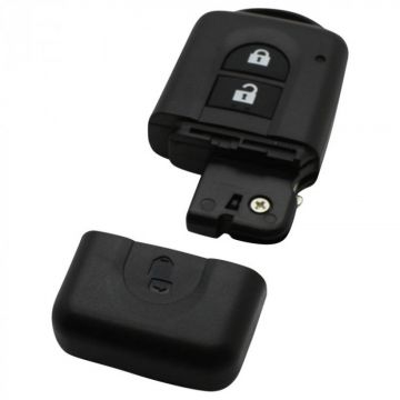 Nissan 2-knops Smart Key Behuizing met elektronica 433MHZ - PCF7936 - HITAG2 - ID46 transponder Image