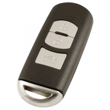 Mazda 3-knops smart key met elektronica 433MHZ -  ID49 transponder