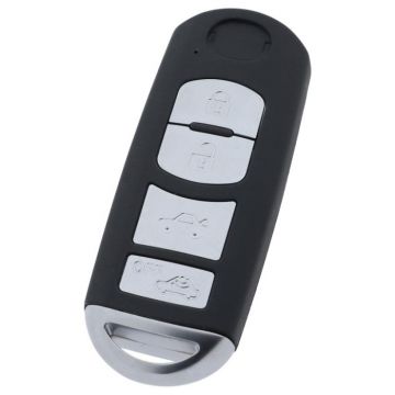 Mazda 4-knops Smart Key met elektronica - ID49 PCF7953 - MAZR24 - SKE13E-02