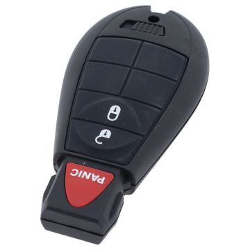 Jeep 2-knops Smart Key met paniek knop met elektronica - ID46 PCF7961 - GQ4 53T