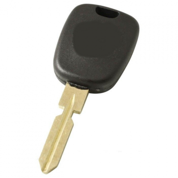 Mercedes contactsleutel met transponder (7931) - sleutelbaard punt met inkeping midden (model 1)
