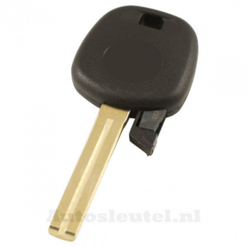 Lexus contactsleutel met transponder (4D60) - sleutelbaard recht met inkeping midden (+/-40mm)