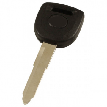 Mazda contactsleutel met 4D63 transponder - sleutelbaard punt met inkeping rechts