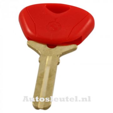 BMW motorsleutel rood - sleutelbaard recht
