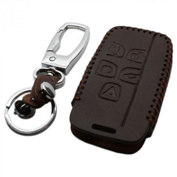 Jaguar 5-knops smart key sleutelhoes - bruin