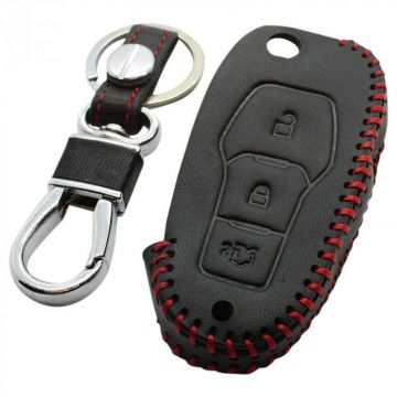 Ford 3-knops klapsleutel sleutelhoes - zwart