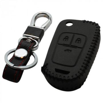 Chevrolet 3-knops klapsleutel sleutelhoes - zwart