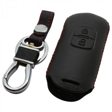 Mazda 2-knops smart key sleutelhoes - zwart