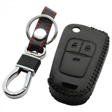 Opel 3-knops klapsleutel sleutelhoes - zwart