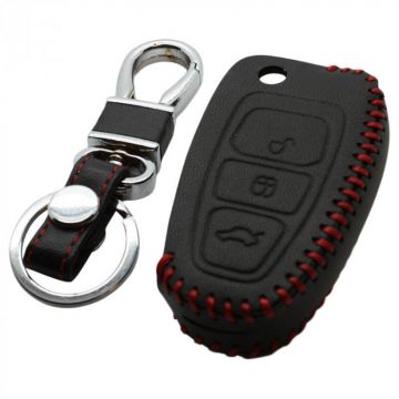Ford 3-knops klapsleutel sleutelhoes - zwart (model 2)