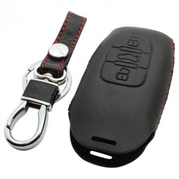Audi 3-knops smart key sleutelhoes - zwart