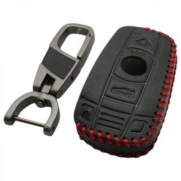 BMW 3-knops smart key sleutelhoes - zwart