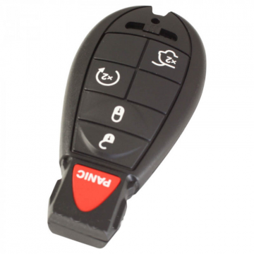 Chrysler 4-knops smart key behuizing met paniek knop