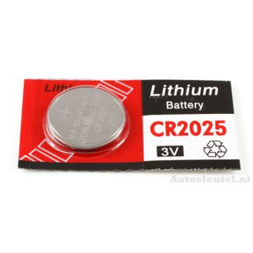 Knoopcelbatterij CR2025