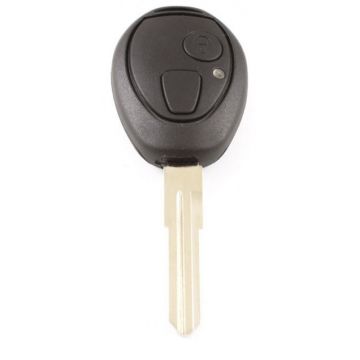 Mini 2-knops sleutelbehuizing - sleutelbaard met punt