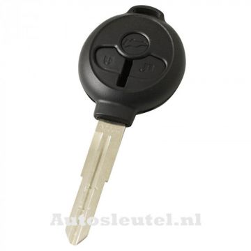 Mitsubishi 3-knops sleutelbehuizing - sleutelbaard punt met inkeping rechts