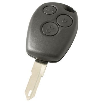 Opel 3-knops sleutelbehuizing - sleutelbaard punt met opening