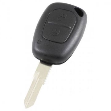 Renault 2-knops sleutelbehuizing - sleutelbaard punt