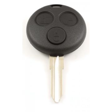 Smart 3-knops sleutelbehuizing - sleutelbaard punt met elektronica 433MHZ - ID46 transponder