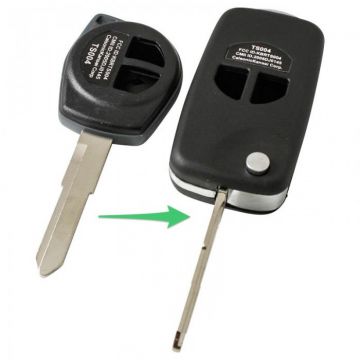 Suzuki 2-knops klapsleutel - sleutelbaard punt (ombouwset)