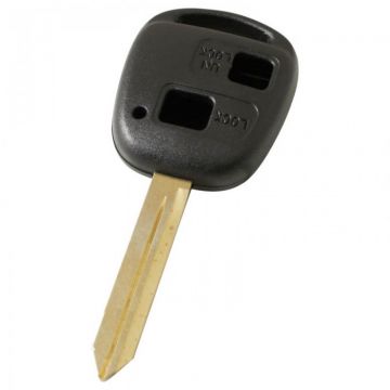 Toyota 2-knops sleutelbehuizing - sleutelbaard punt (+/- 48mm)